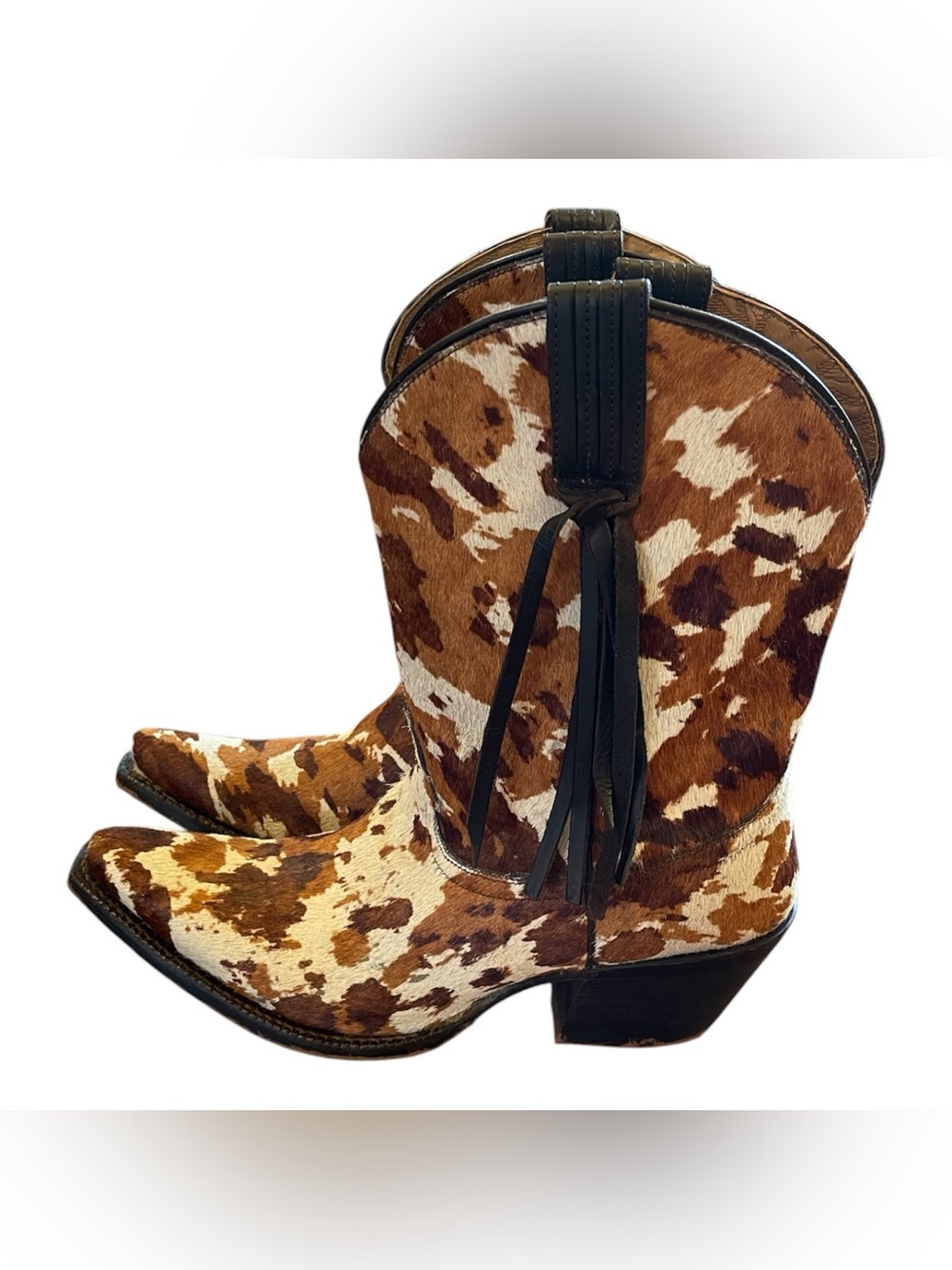 Tony Lama Boots Women's Sz 9.5 B
Calf Hide Apache Hair Cowboy
Western VF 6037 - Picture 3 of 7